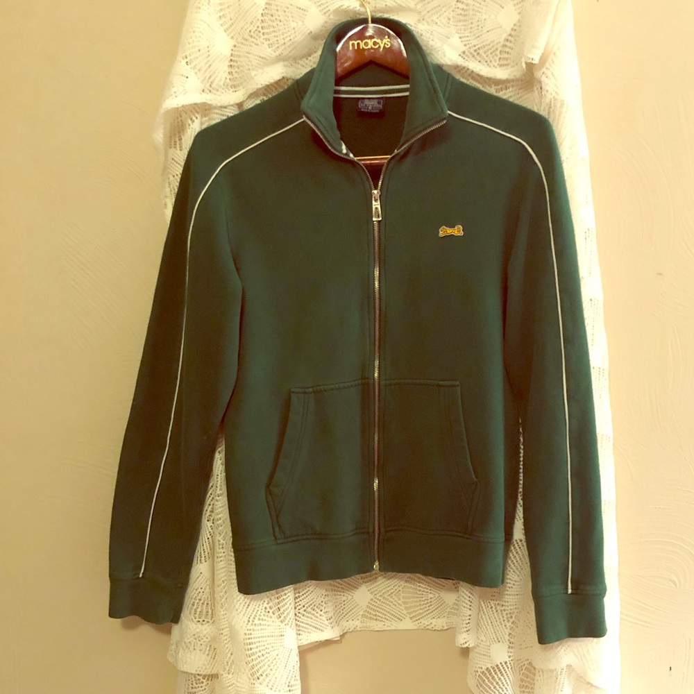 Le Tigre Men’s Kelly Green Track Sweatshirt